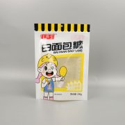 200g白面包糠+亮面塑料复合+三边封拉链袋