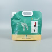 2kg黄小米袋+UV塑料复合+自